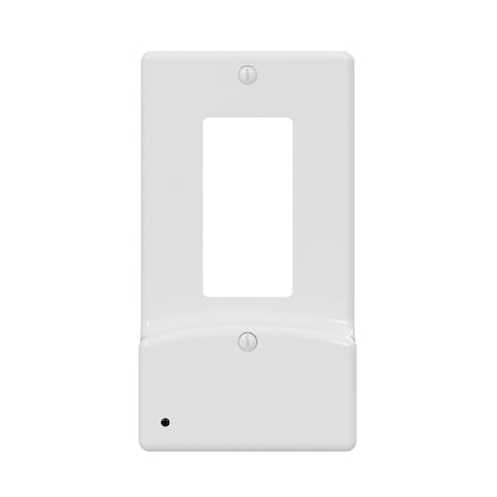 Westek Westek LumiCover White 1 gang Plastic Decorator USB Nightlight Wall Plate 1 pk LCR-UDDO-W